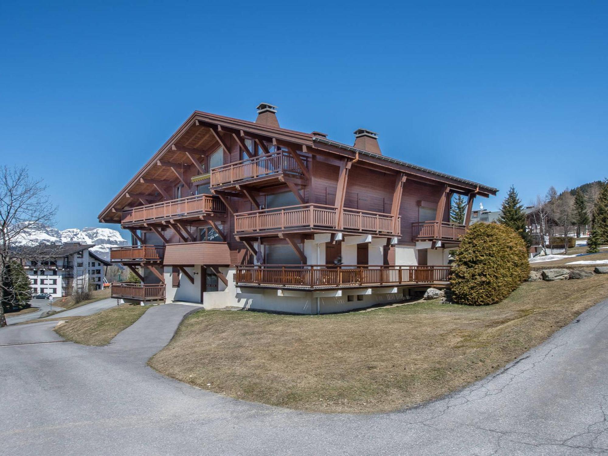Studio 4 Pers - Balcon - Proximite Pistes Et Golf - Tv - Garage - Animaux Ok - Tennis En Ete - Fr-1-453-82 Megève Exteriér fotografie