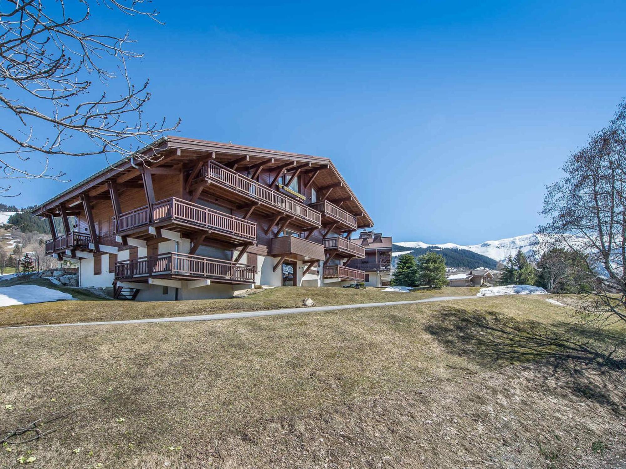 Studio 4 Pers - Balcon - Proximite Pistes Et Golf - Tv - Garage - Animaux Ok - Tennis En Ete - Fr-1-453-82 Megève Exteriér fotografie